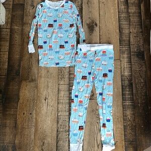 NWT Little Sleepies birthday cakes two piece bamboo pajama | 9/10
